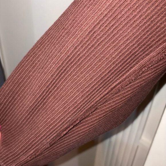 Aerie Chocolate Ribbed Knit Sweater - Picture 3 of 5
